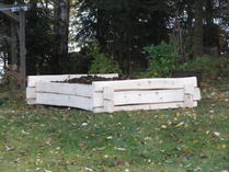 Kohopenkki haapahirrestä